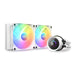 NZXT Kraken 240 RGB | 240mm AIO liquid CPU cooler | 1.54-inch LCD | White