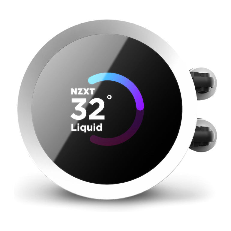 NZXT Kraken 240 RGB | 240mm AIO liquid CPU cooler | 1.54-inch LCD | White
