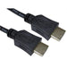 Cables Direct 77HDMI-018 | HDMI cable | High Speed with Ethernet | 1.8 m | Black