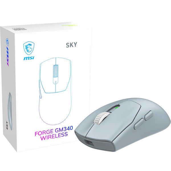 MSI FORGE GM340 Wireless | Gaming mouse | 12000 DPI | Sky