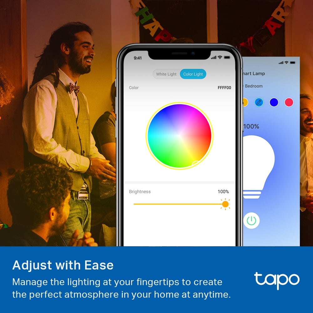 TP-Link Tapo L530E | Smart Wi-Fi light bulb | Multicolour E27 | 806 lm