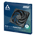 ARCTIC P12 Slim PWM PST | 120 mm PC case fan | PWM 200–2100 rpm | Black