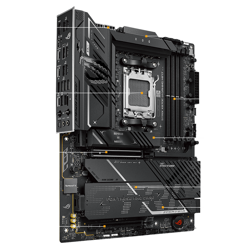 ASUS ROG STRIX X870E-H GAMING WIFI7 | ATX motherboard | AM5 DDR5 | Wi-Fi 7