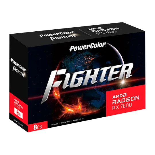 PowerColor Fighter Radeon RX 7600 | Graphics card | 8GB GDDR6 | PCIe 4.0