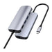 PREVO C501R | USB-C docking station | 4K HDMI and Gigabit Ethernet | Silver