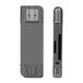 PREVO CR312 | Multi-format card reader | USB-A USB-C and Lightning | Black