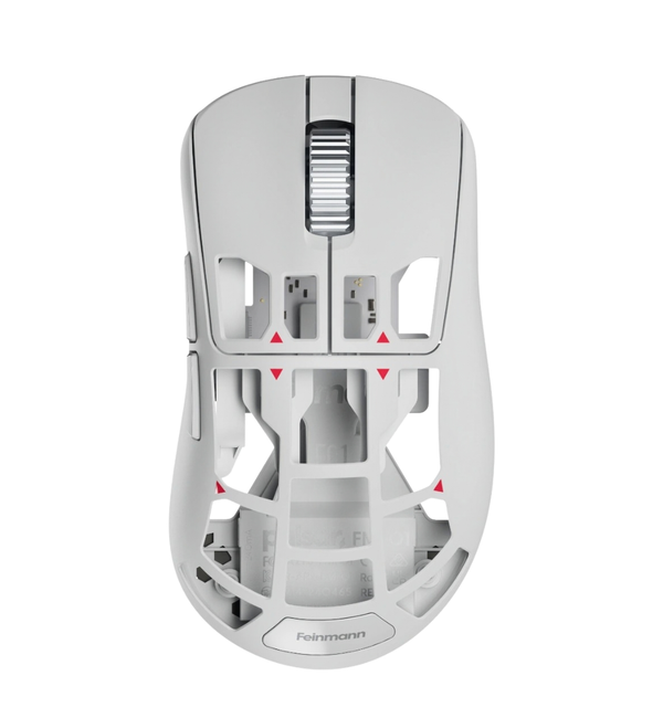 Pulsar Feinmann F01 | Wireless gaming mouse | 8K polling | Alpine White