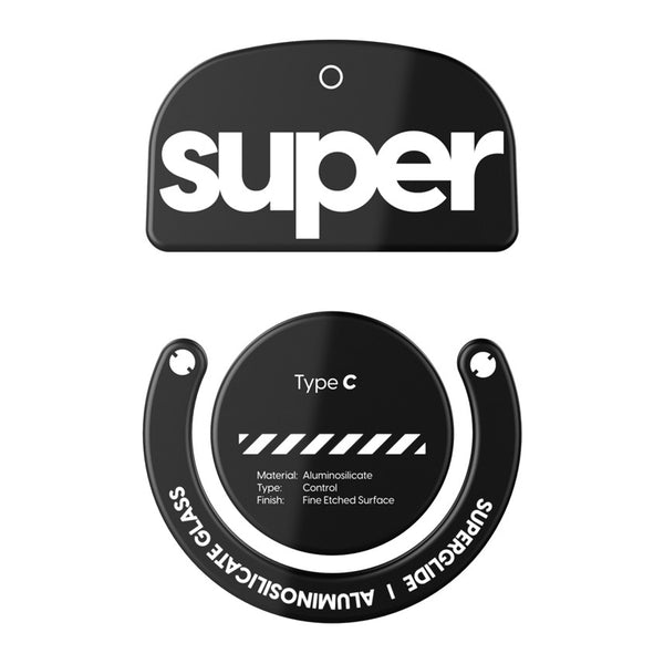 Pulsar Superglide for Logitech G Pro X Superlight 1 | Glass mouse feet | Black