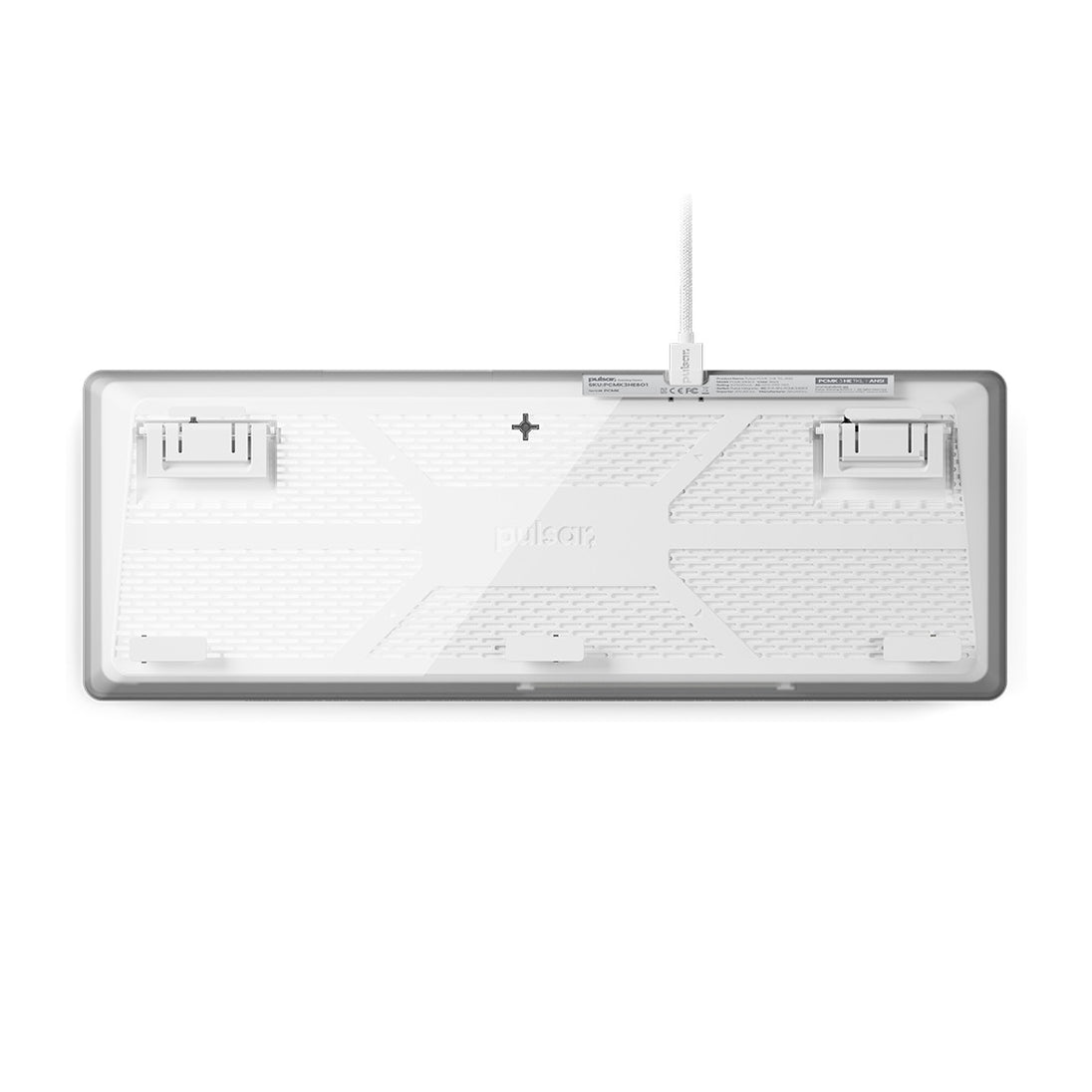 Pulsar PCMK 3 HE TKL | Gaming keyboard | 80% ANSI 87-key | White