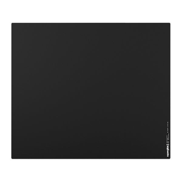 Pulsar Superglide 3 Speed | Glass gaming mouse pad | XL 490 x 420mm | Black