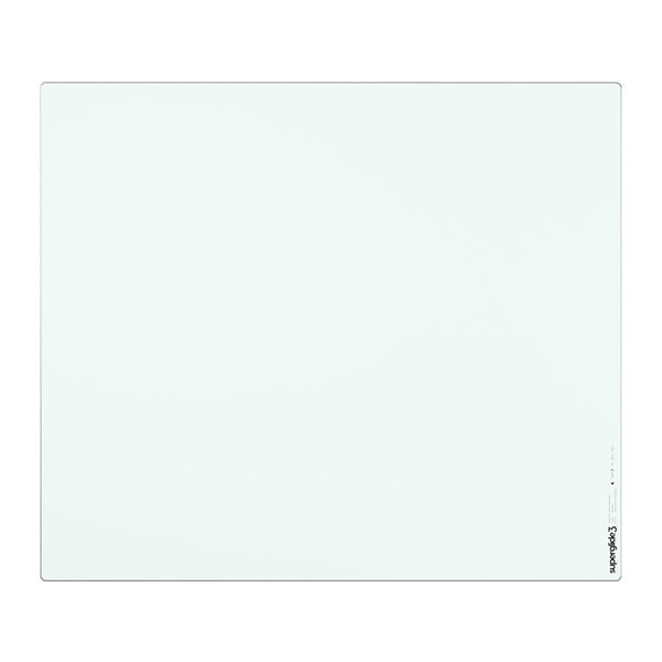Pulsar Superglide 3 Speed | Glass gaming mouse pad | XL 490 x 420mm | White