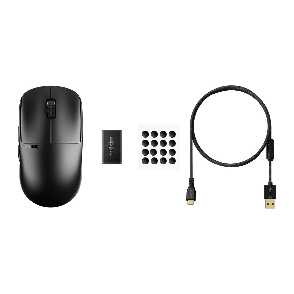 Pulsar X2 CrazyLight Medium | Wireless gaming mouse | 32000 DPI | Jet Black