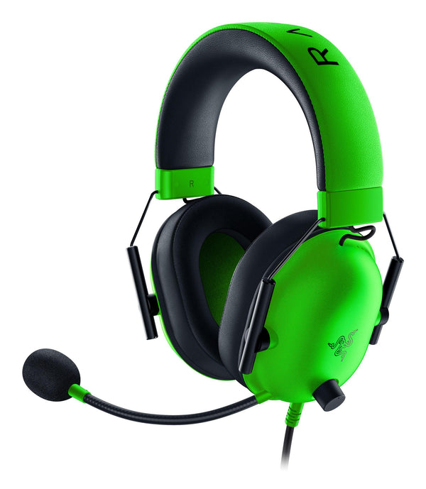 Razer BlackShark V2 X | Wired gaming headset | 7.1 surround sound | Green