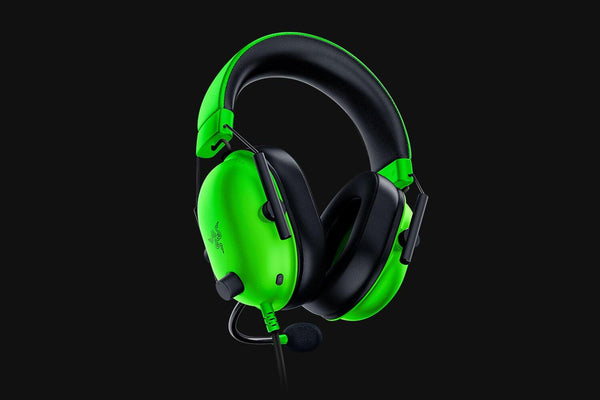 Razer BlackShark V2 X | Wired gaming headset | 7.1 surround sound | Green