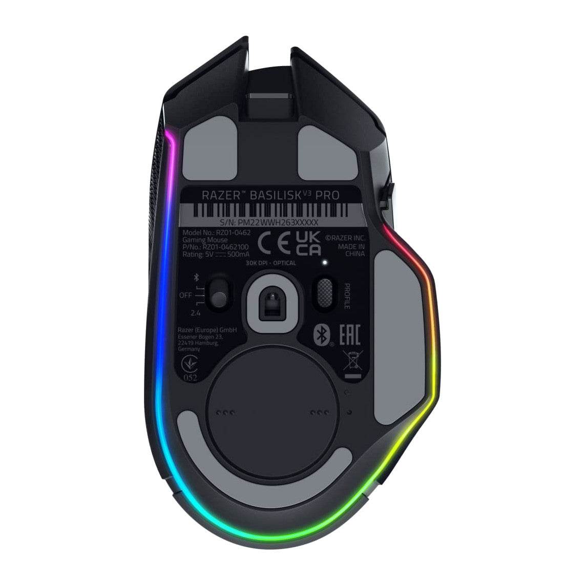 Razer Basilisk V3 Pro | Wireless Gaming Mouse | 30000 DPI, Bluetooth | Black
