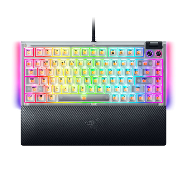 Razer BlackWidow V4 75% | Hot-swappable mechanical keyboard | US | Phantom White