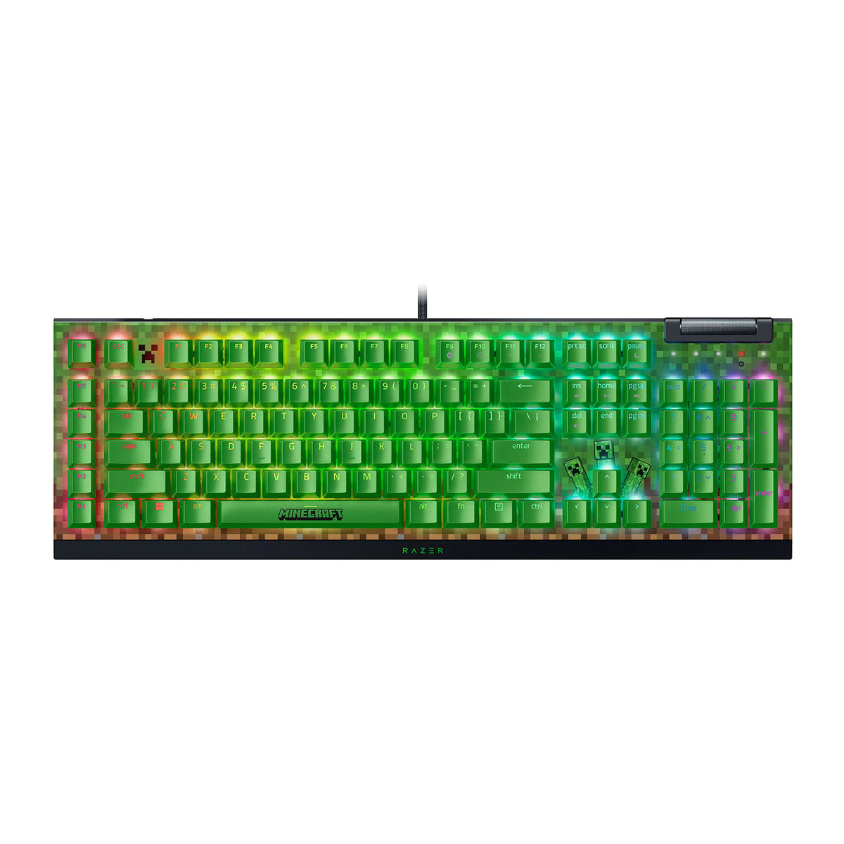 Razer BlackWidow V4 X Minecraft Edition | Mechanical keyboard | US layout