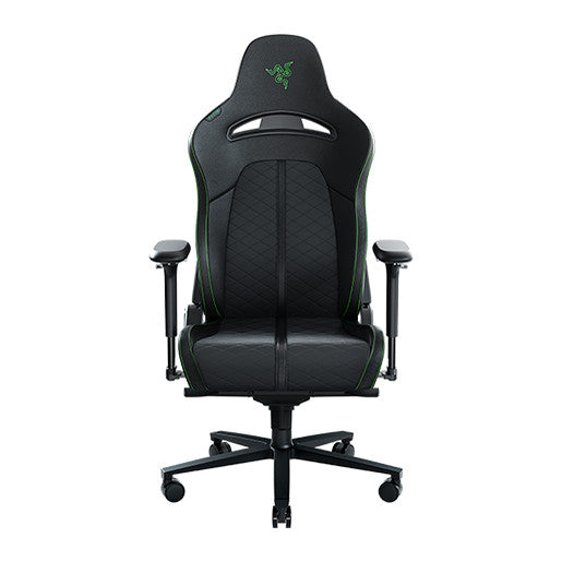 Razer Enki | Gaming Chair | 4D Armrests, 152-Degree Recline | Black/Green