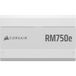 CORSAIR RMe RM750e | ATX power supply | 750W 80 PLUS Gold | White