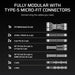 CORSAIR RM850x SHIFT | ATX power supply | 850W fully modular | UK