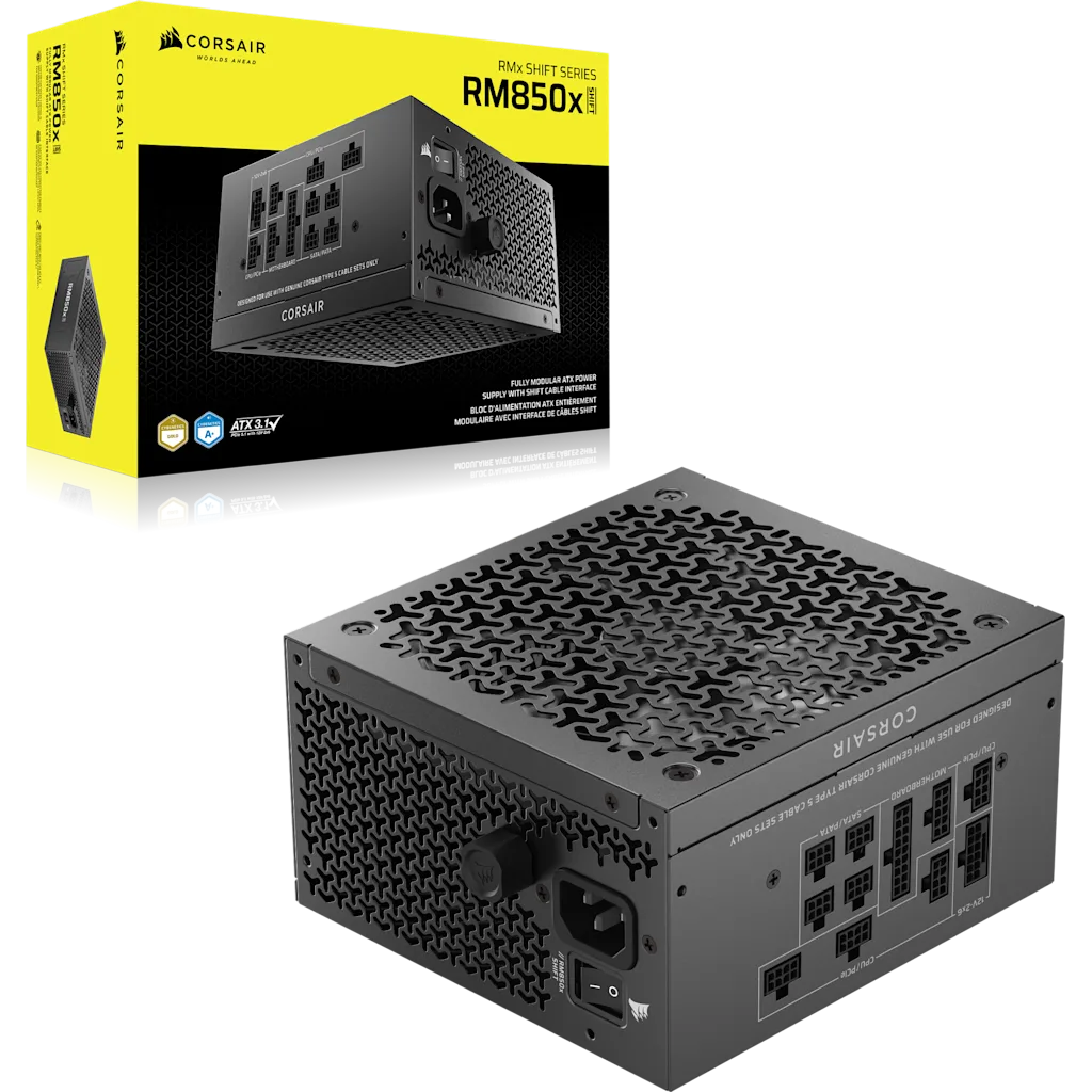 CORSAIR RM850x SHIFT | ATX power supply | 850W fully modular | UK