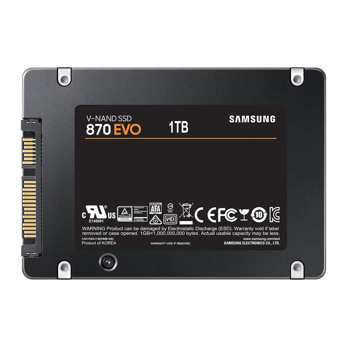 Samsung 870 EVO | 1TB SATA SSD | 2.5-inch | 560MB/s read