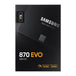 Samsung 870 EVO | 1TB SATA SSD | 2.5-inch | 560MB/s read