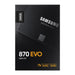 Samsung 870 EVO | 500GB SATA SSD | 560/530 MB/s | 2.5-inch