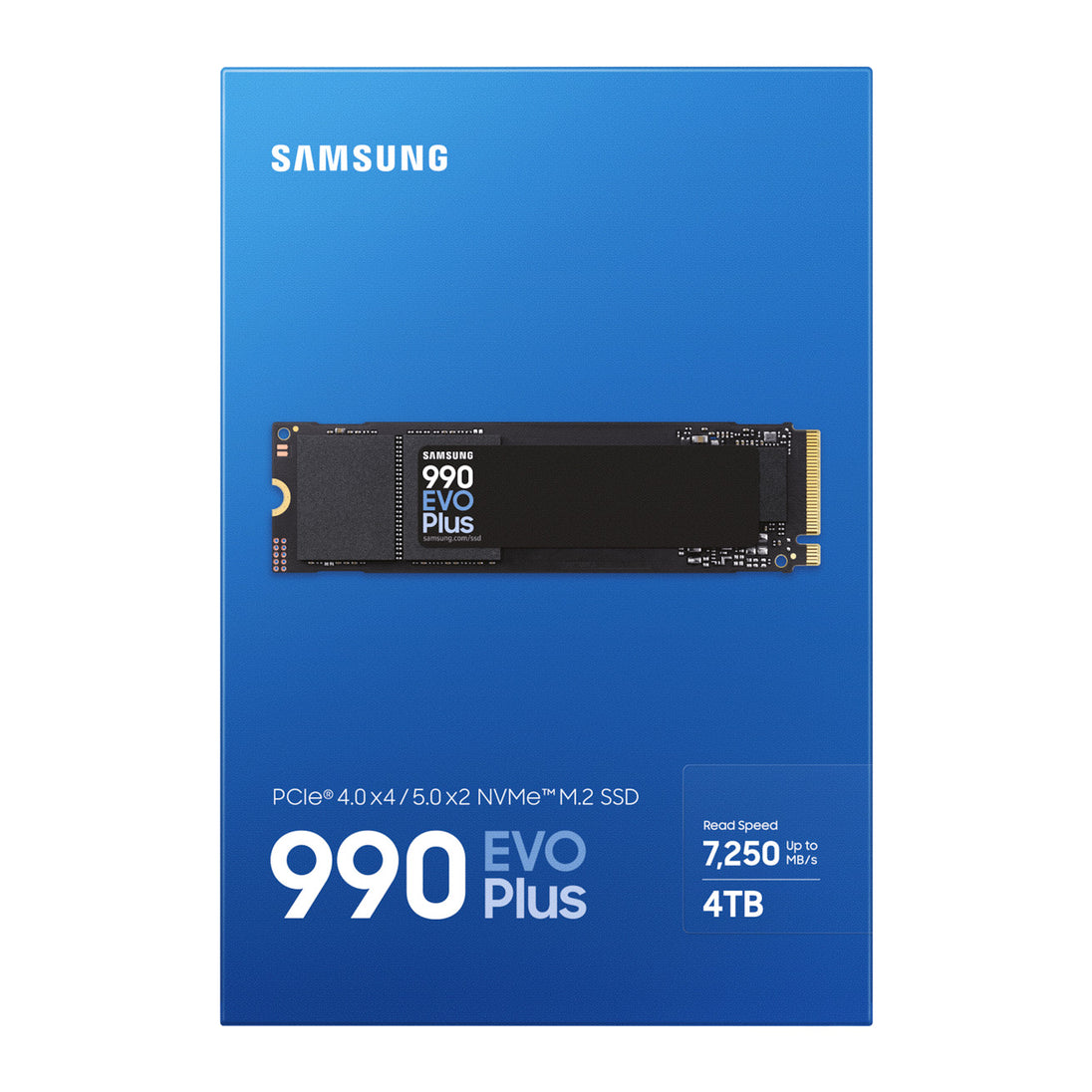 Samsung 990 EVO Plus | Internal NVMe SSD | 4TB M.2 2280 | Black