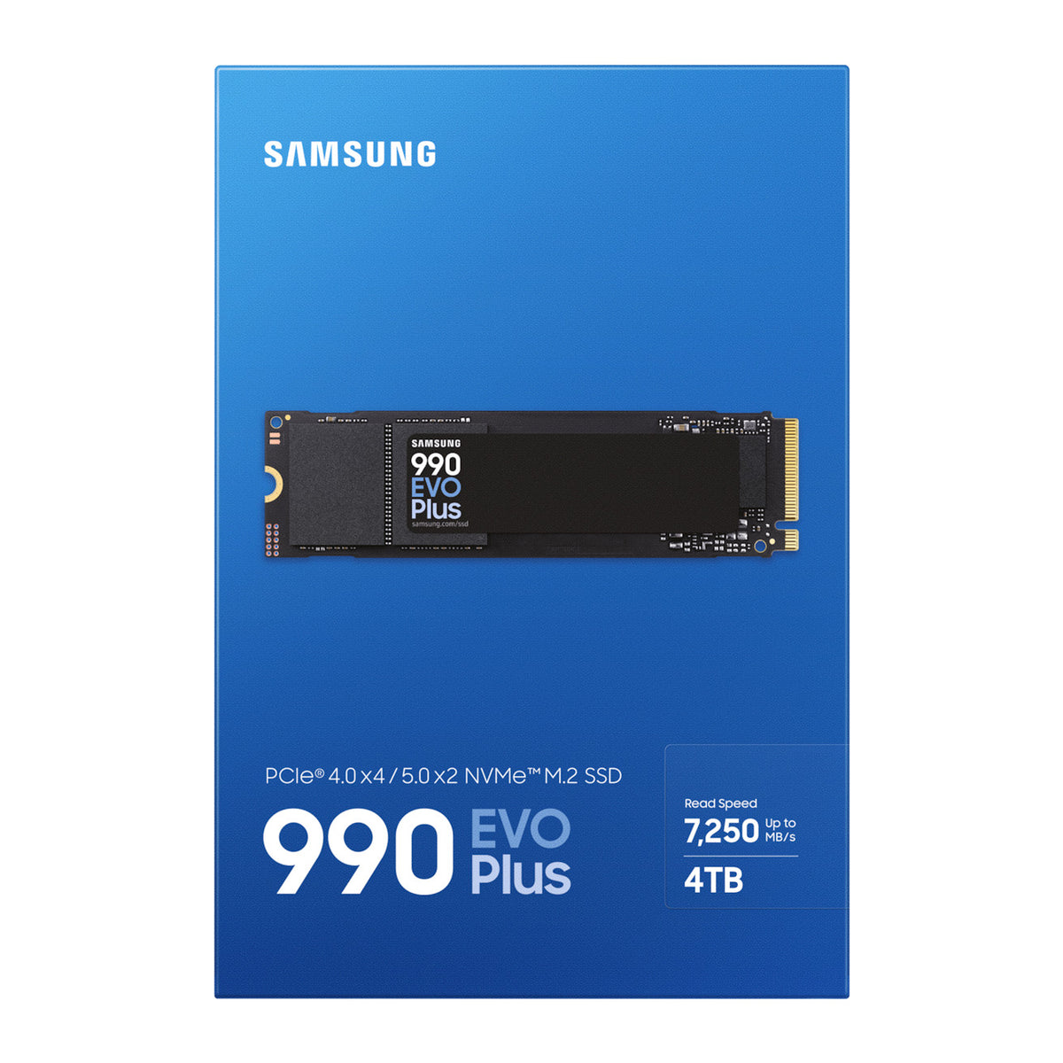 Samsung 990 EVO Plus | Internal NVMe SSD | 4TB M.2 2280 | Black
