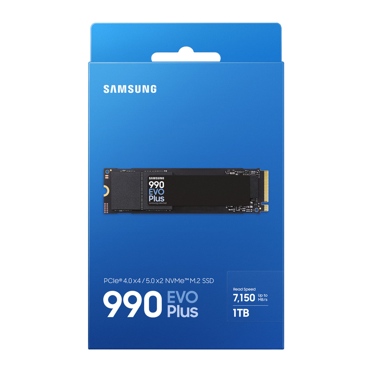 Samsung 990 EVO Plus | NVMe M.2 SSD | PCIe 4.0 x4 / 5.0 x2 | 1TB Black