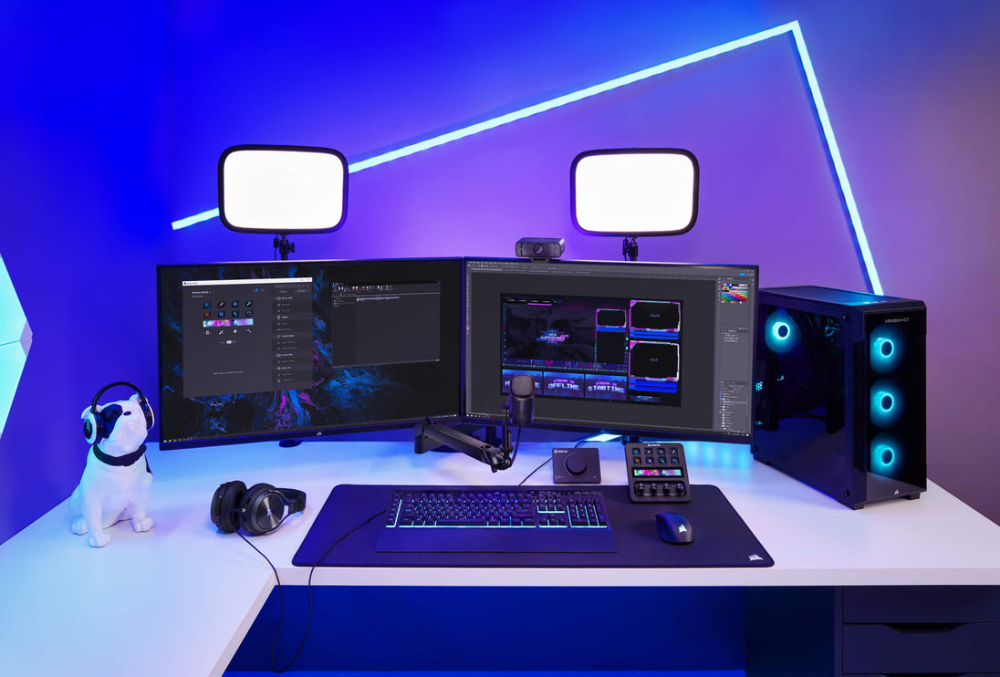 Elgato Stream Deck + | Content creation controller | 8 LCD keys and 4 dials