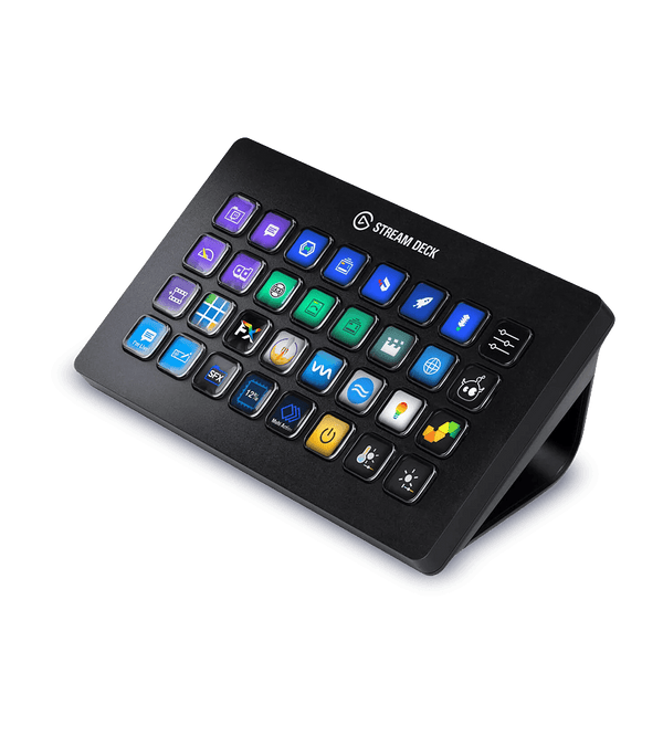 Elgato Stream Deck XL | Streaming control pad | 32 customisable LCD keys | Black