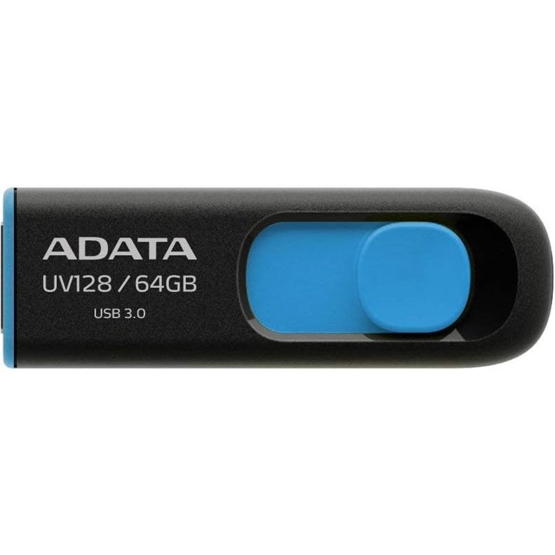 ADATA UV128 | USB flash drive | 64GB USB 3.2 Gen 1 | Black and blue