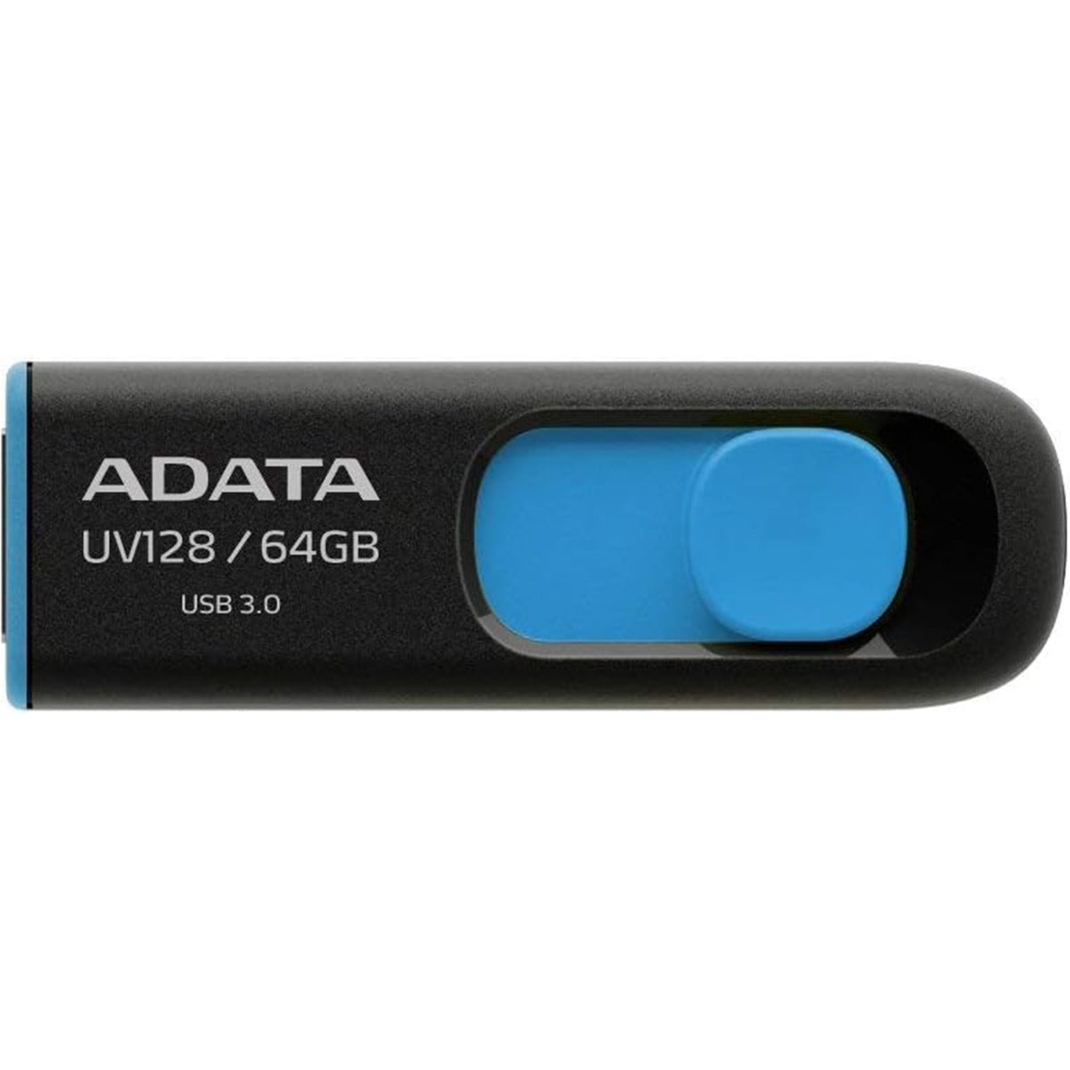 ADATA UV128 | USB flash drive | 64GB USB 3.2 Gen 1 | Black and blue