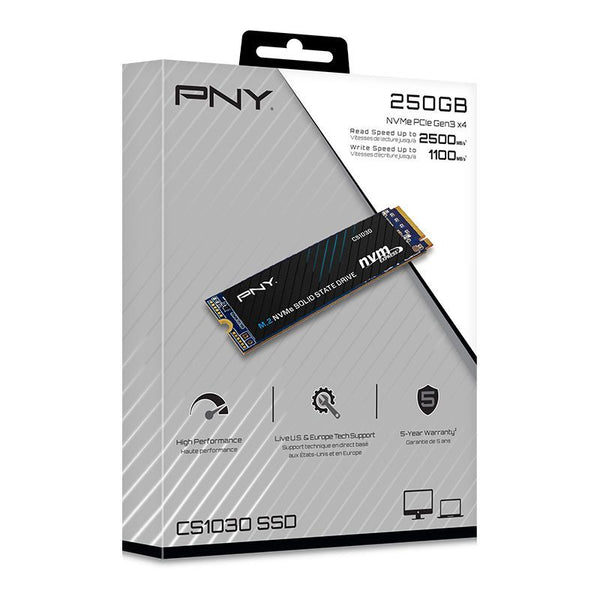 PNY CS1030 | 250GB NVMe SSD | PCIe Gen3 x4 | M.2