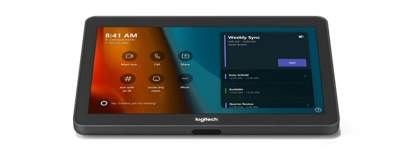 Logitech Tap | Meeting room controller | 10.1-inch touchscreen | Cat5e kit