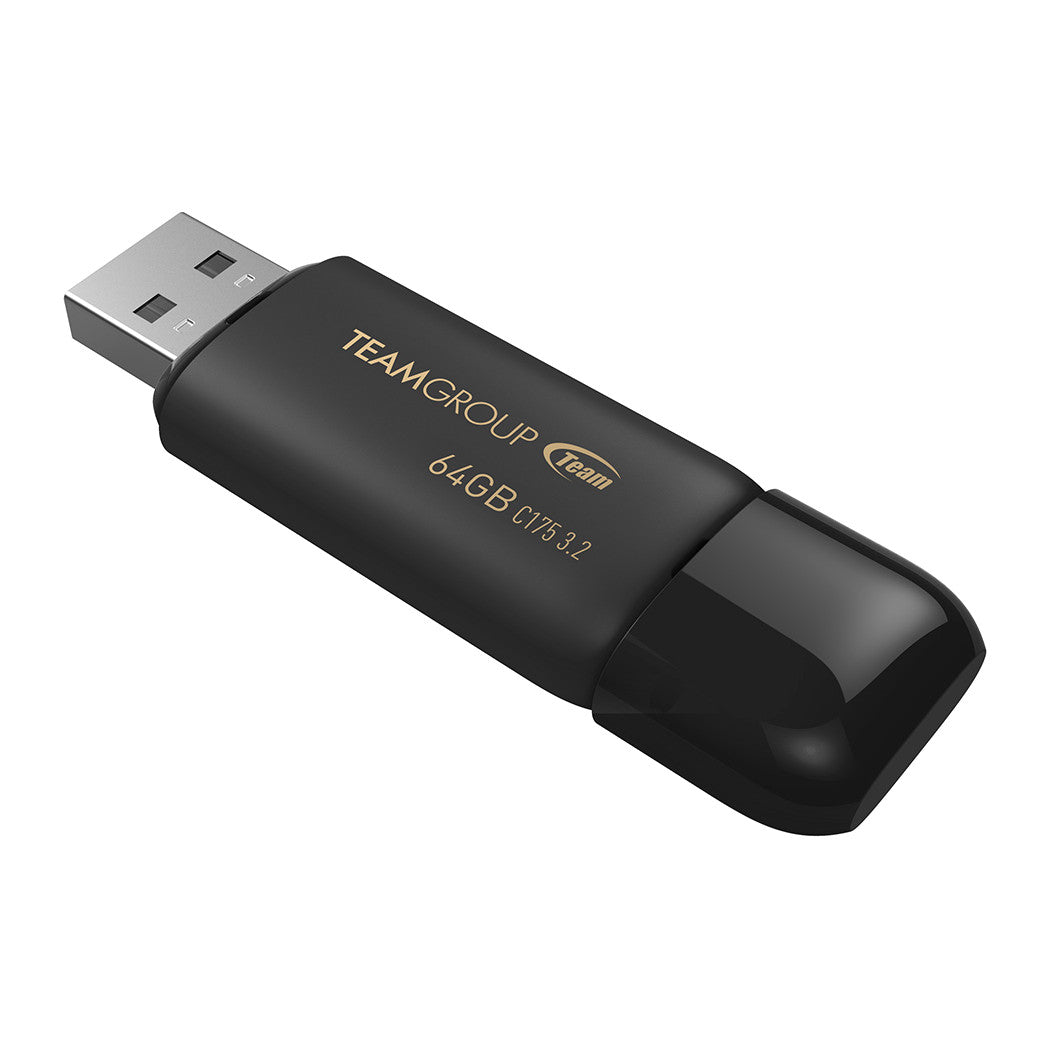 TEAM C175 | USB flash drive | USB 3.2 Gen 1 | 64GB | Black
