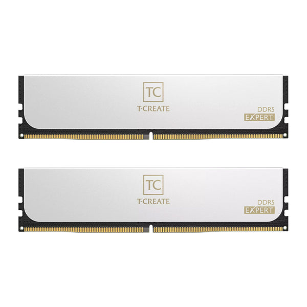 TEAMGROUP T-CREATE EXPERT | DDR5 RAM | 64GB (2x32GB) 6400MT/s CL34 | White