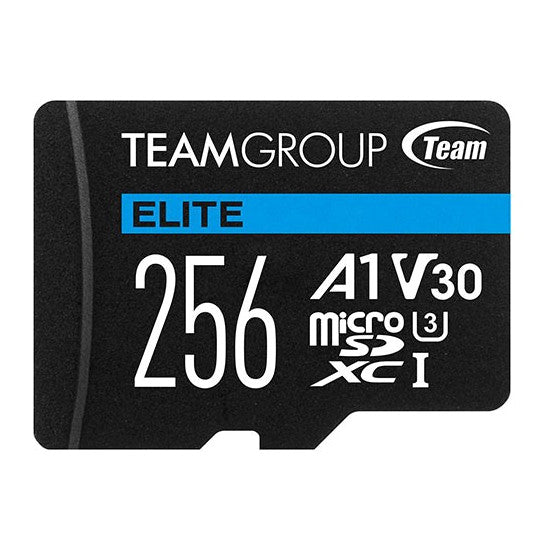 Team Elite A1 | microSDXC card | 256GB, UHS-I | Android & 4K, SD adapter