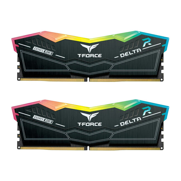 TEAMGROUP T-FORCE DELTA RGB | DDR5 RAM | 32GB 6000MT/s CL30 | Black
