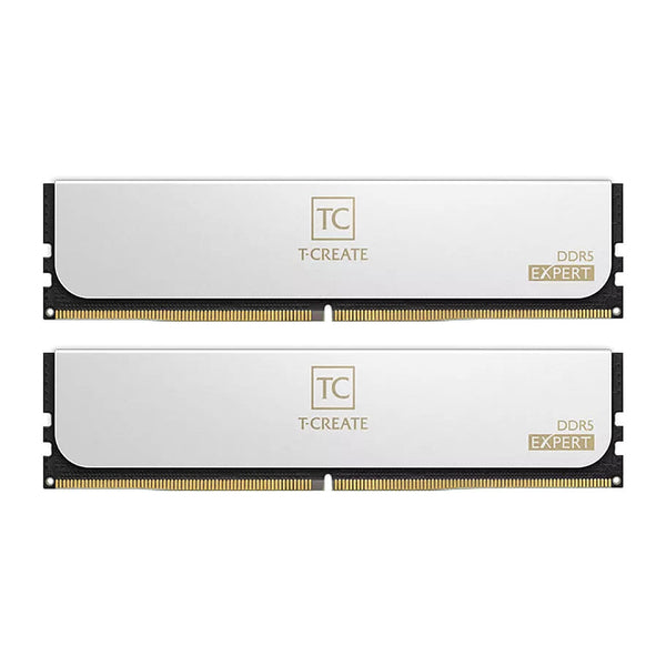 TEAM T-CREATE EXPERT | DDR5 desktop memory | 32GB 6400MHz CL32 | White 2x16GB