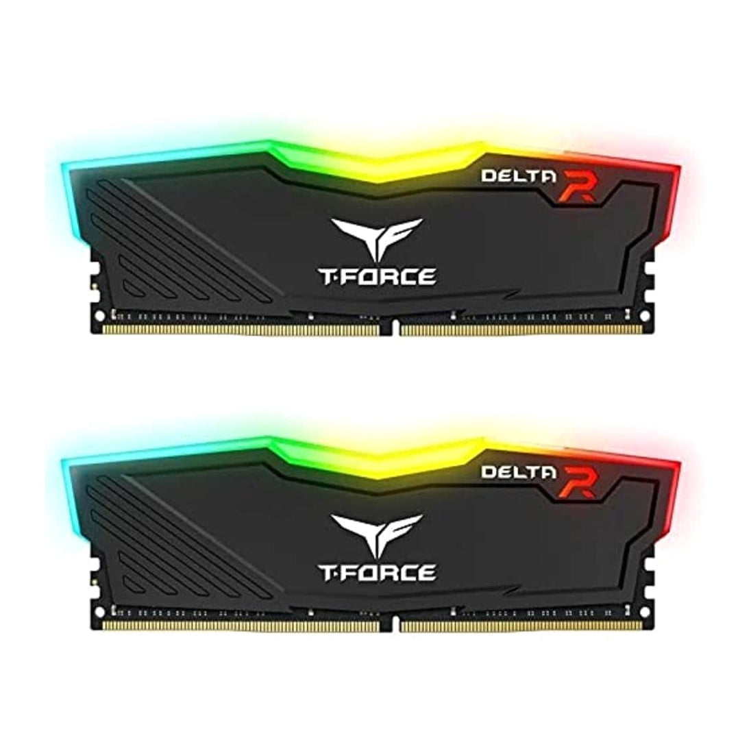 TEAM T-FORCE DELTA RGB | DDR4 RAM kit | 16GB 3200MHz CL16 | Black