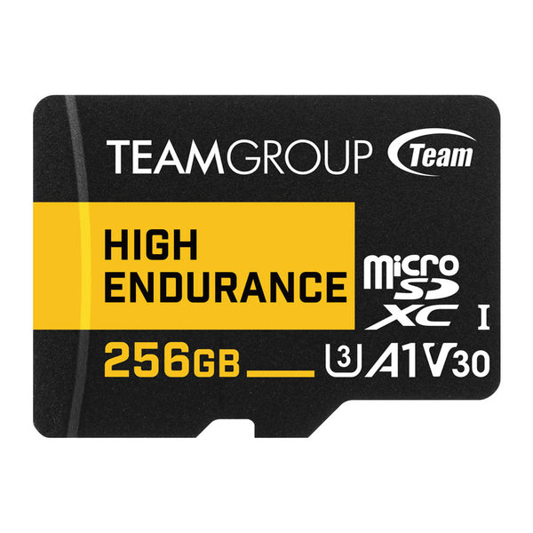 TEAMGROUP High Endurance | microSDXC card | V30 | 256GB