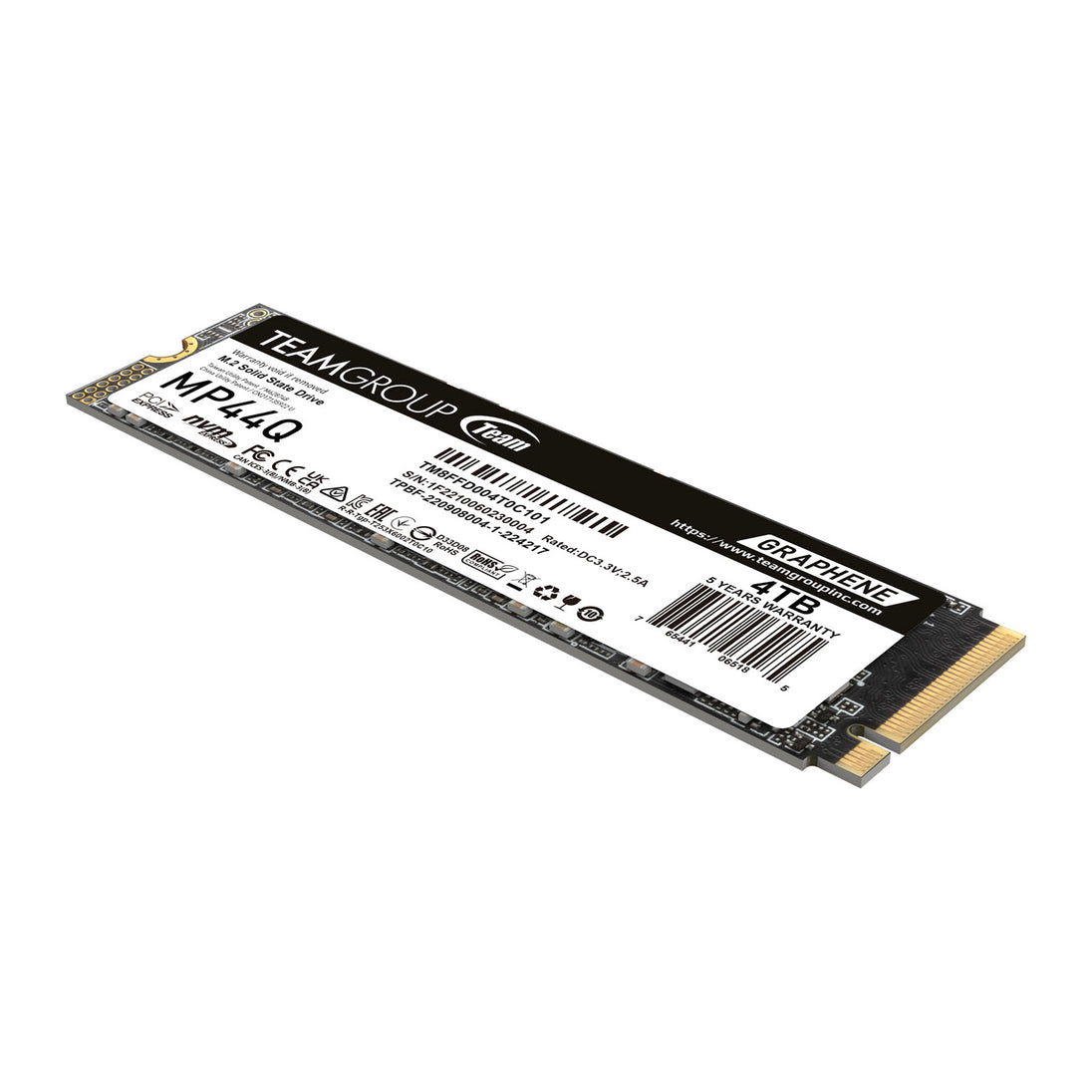Team TM8FFD004T0C101 | SSD 4TB MP44Q PCIE GEN4X4 NVME
