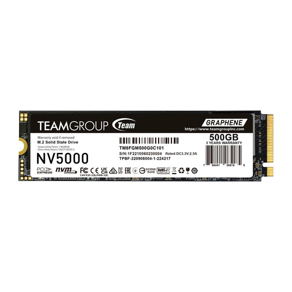 TEAMGROUP NV5000 | M.2 NVMe SSD | PCIe 4.0 | 500GB