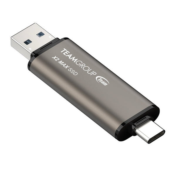 TEAMGROUP X2 MAX | Portable SSD | USB-A and USB-C | 2TB