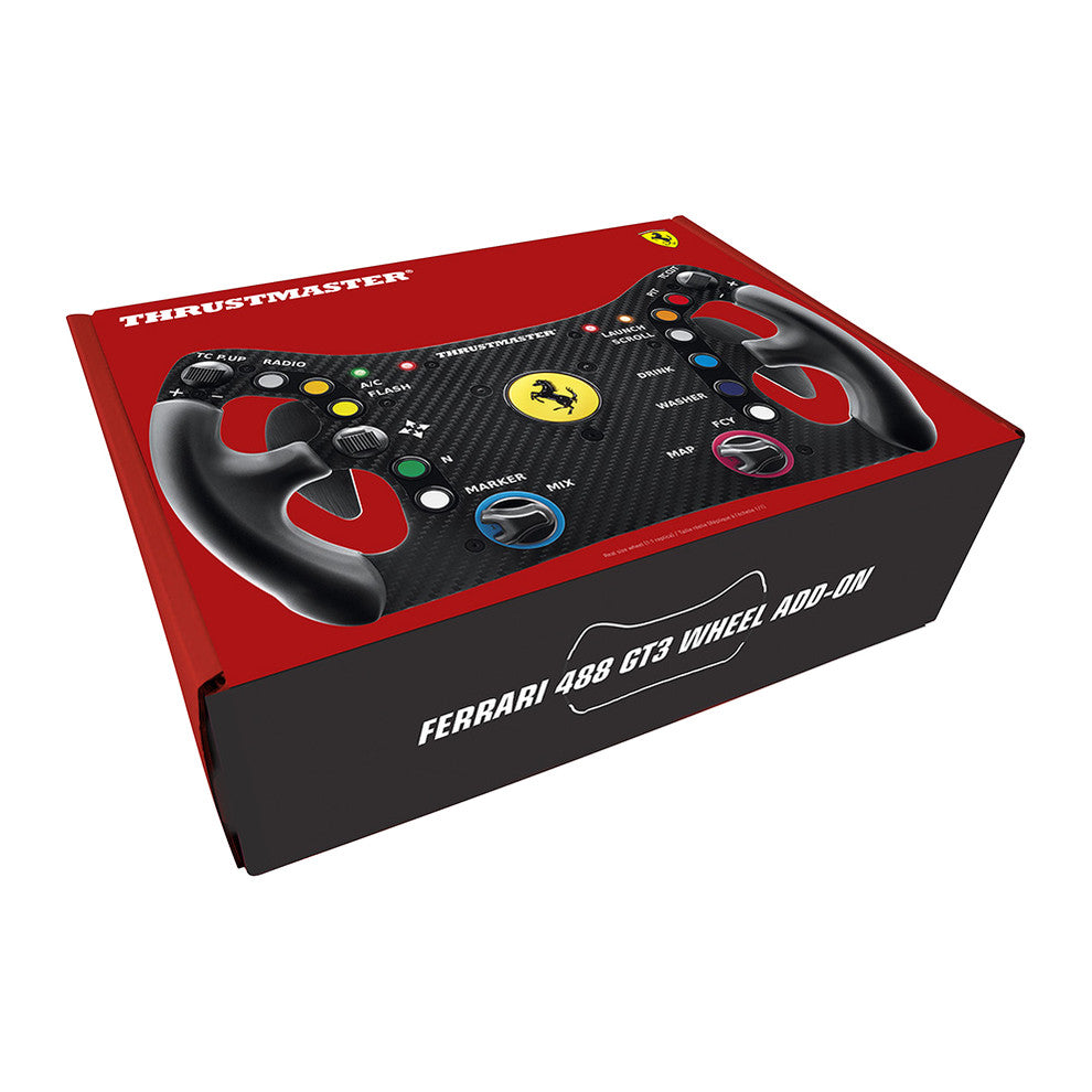 Thrustmaster Ferrari 488 GT3 Wheel Add-On | Racing Wheel Rim | 31cm | Black
