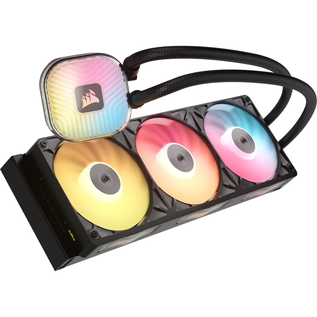 CORSAIR iCUE LINK TITAN II 360 RX RGB | AIO CPU cooler | 360mm | Black