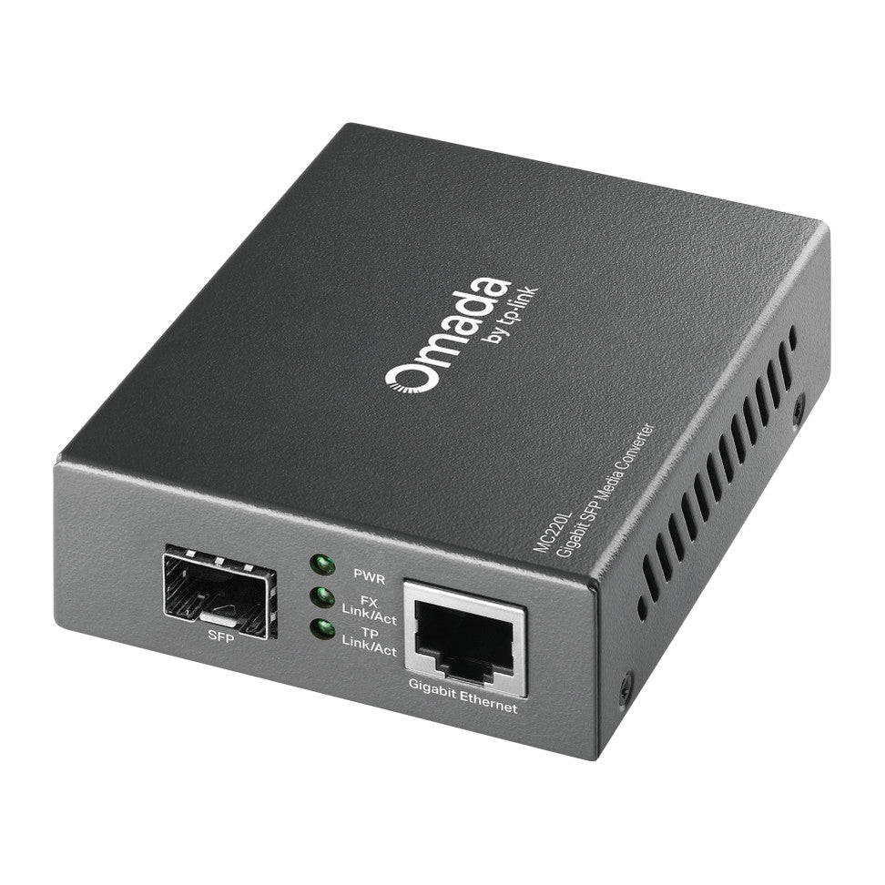 TP-Link MC220L | Gigabit SFP media converter | 10/100/1000 Mbps | 1 SFP port